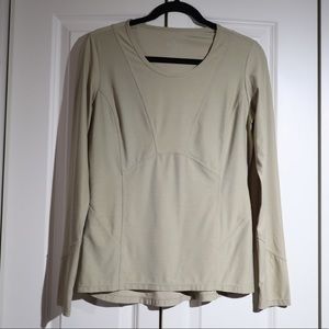 ATHLETA Long Sleeve Tee Base Layer Women’s Size S